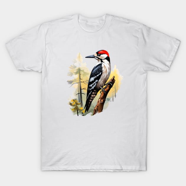 Woodpecker T-Shirt by zooleisurelife